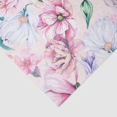 美しい花のシームレスなパターン 薄葉紙 (詳細)