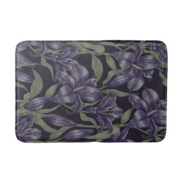 美しい花のシームレスパターン バスマット