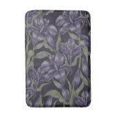 美しい花のシームレスパターン バスマット (正面縦)