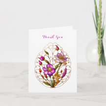 美しい花のステンドグラス窓