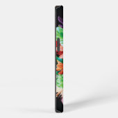 美しい花のスローピロー iPhoneケース (右側面)