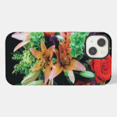 美しい花のスローピロー iPhoneケース (裏面横)