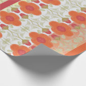 美しい花のデザイナー ラッピングペーパー (角)