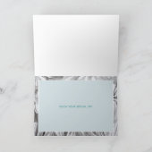 美しい花のハッピアニバーサリーカード サンキューカード (内部)