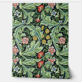 美しい花のパターン緑の黄色の赤い青 壁紙