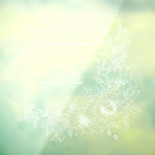 美しい花のフレームのビューティーサロン事業名 ウィンドウサイン (シート3)