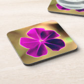 美しい花のプリント懸命プラスチックのコースター コースター (左側)