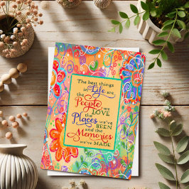 美しい花のメモリーズ インスピレーションラブ カード