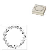 美しい花のリーススクラップブック作り ラバースタンプ (押印)