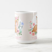 美しい花の中で美しい日を屋外に飾る コーヒーマグカップ (中央)