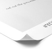 美しい花の卒業パーティー写真小道具 ポスター (角)