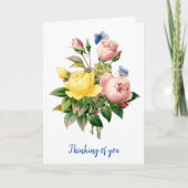 美しい花の同情カード カード (正面)