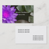 美しい花の名刺 名刺 (正面/裏面)