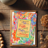 美しい花の思い出が愛に変わる カード