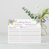 美しい花の料理カード (スタンド正面)