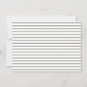 美しい花の料理カード (裏面)