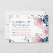 美しい花の母の日ギフト券 (正面)