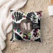 美しい花の水色の繰り返し可能なパターン クッション (ブランケット)