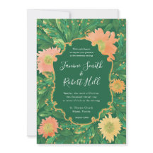 美しい花の絵画水色結婚の