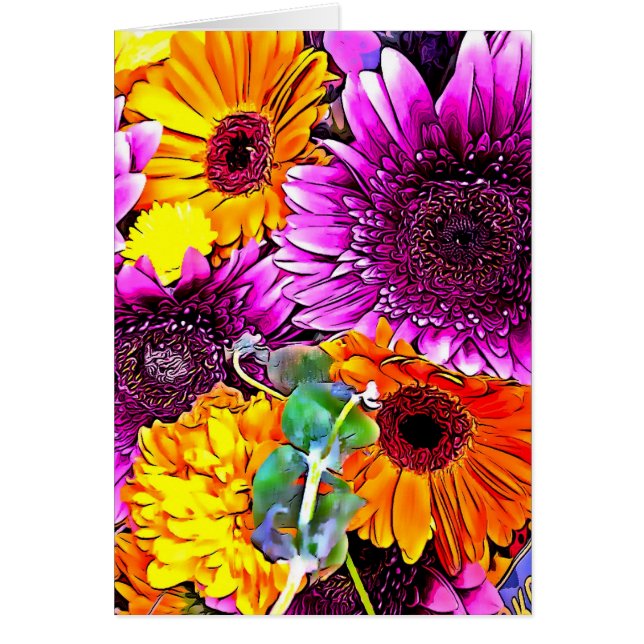 美しい花の花束 (正面)