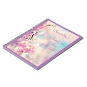 美しい花の菓子16の誕生日 ノートブック (左側)