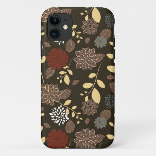 美しい花の葉の枝 iPhone 11 ケース