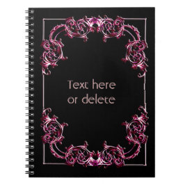 美しい花の装飾のノート ノートブック