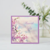 美しい花の記念パーティー 招待状 (スタンド正面)