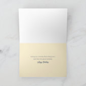 美しい花の誕生日カード カード (内部)