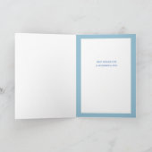 美しい花の誕生日グリーティングカード カード (内部)