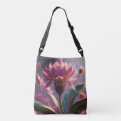 美しい花の開花 クロスボディバッグ (裏面)