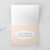 美しい花の鮮やか誕生日グリーティングカード カード (内部)