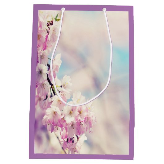 美しい花の100th誕生会 ミディアムペーパーバッグ (裏面)