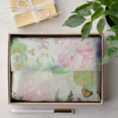 美しい花を切り離すレディパーソナライズされた 薄葉紙 (ギフト)