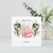 美しい花を持つピックボール サンキューカード (スタンド正面)