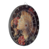 美しい花を選ぶ少女（G.F.ワット） ダーツボード (正面左)