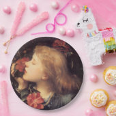 美しい花を選ぶ少女(G.F.ワット) ペーパープレート (パーティー)