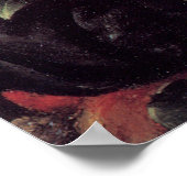 美しい花を選ぶ少女（G.F.ワット） ポスター (角)