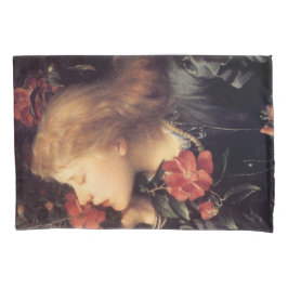 美しい花を選ぶ少女（G.F.ワット） 枕カバー