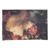 美しい花を選ぶ少女（G.F.ワット） 枕カバー (正面右)