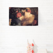 美しい花を選ぶ少女（G.F.ワット） 横断幕 (インサイチュ)