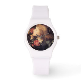 美しい花を選ぶ少女（G.F.ワット） 腕時計