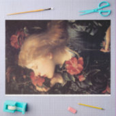 美しい花を選ぶ少女（G.F.ワット） 薄葉紙 (クラフト)