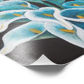 美しい花アクリル絵画プリント フォトプリント            (角)