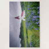 美しい花オールドチャーチヴィックトラベルアイスランド ジグソーパズル (縦)