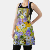 美しい花カラフルの配列 エプロン (インサイチュ)