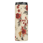 美しい花クリスマスコルギドッグ タンブラー (裏面)