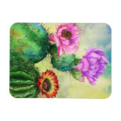 美しい花サボテン磁石 マグネット (横)