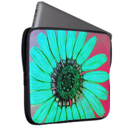 美しい花スケッチ ラップトップスリーブ