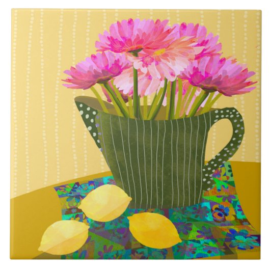 美しい花セラミックキッチンタイル タイル (正面)